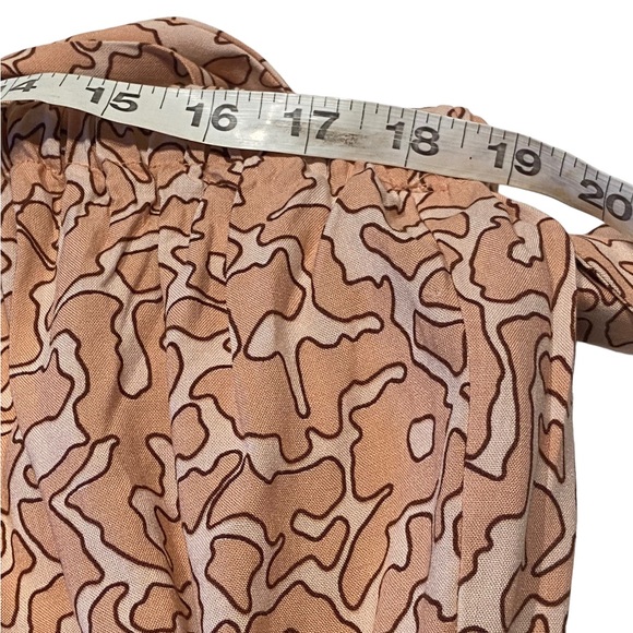 Eloquii Romper Halter Shorts Plus Size 16 Peach - Picture 9 of 9